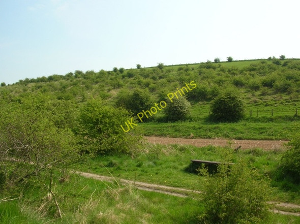 Photo 6"x4" Bench on the Hudson Way Goodmanham c2008