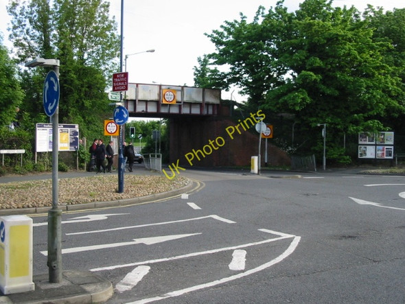 Photo 6"x4" Railway bridge over the Herne Bay Road at Swalecliffe Whitstable c2008