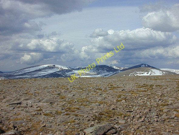 Photo 6"x4" View north from Beinn Bhrotain Beinn Bhrotain c2005