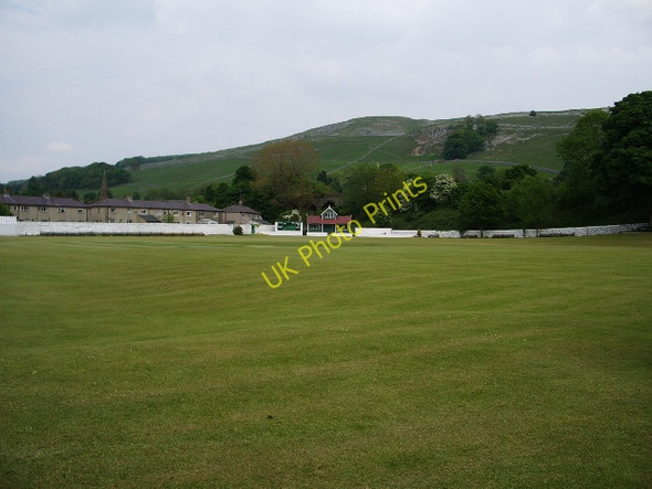 Photo 6"x4" Settle Cricket Field Settle c2008