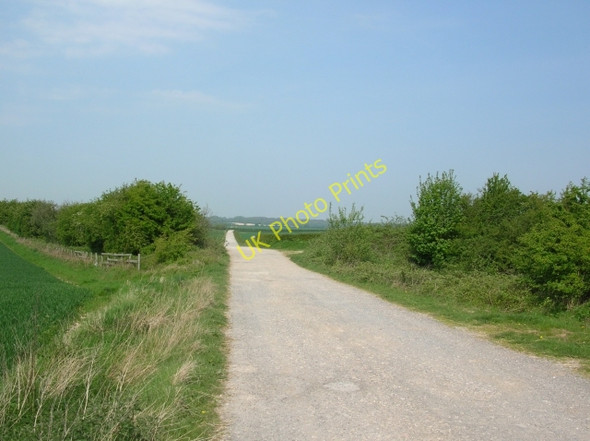 Photo 6"x4" Track to Wold Farm Gardham c2008