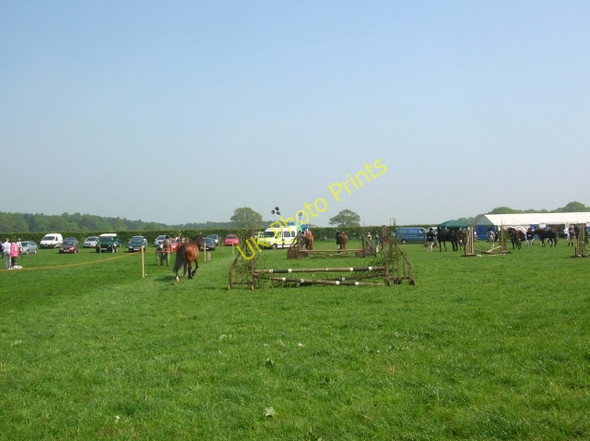 Photo 6"x4" Jumping at Raskelf show Raskelf c2008
