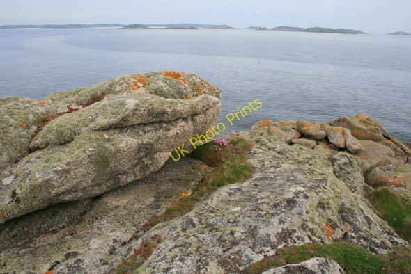 Photo 6"x4" Rocks near Pellew's Redoubt Holy Vale c2008