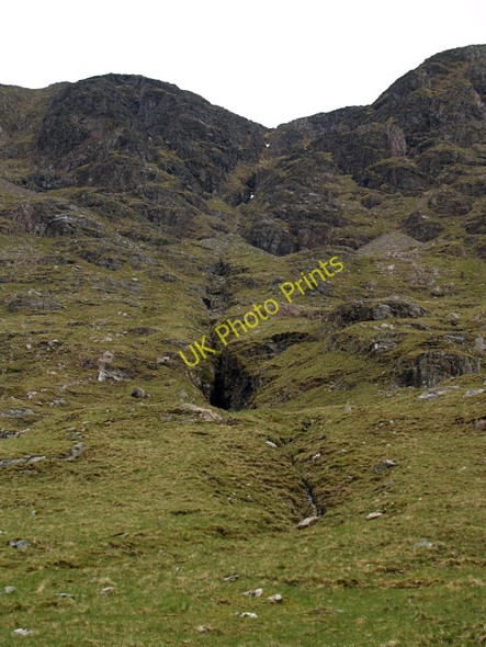 Photo 6"x4" Ravine, Beinn Maol Chaluim Dalness\/NN1651 c2008
