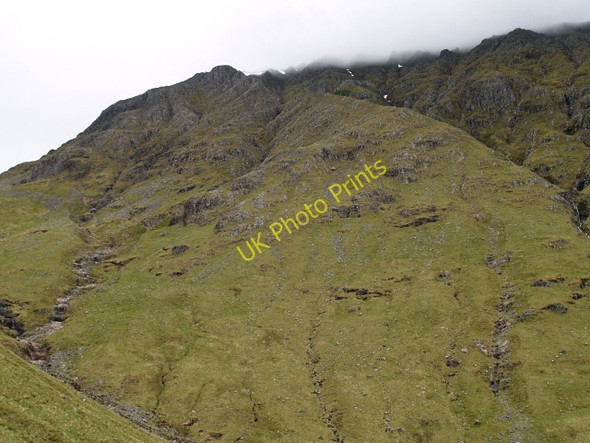 Photo 6"x4" Bidean nam Bian from Gleann Fhaolain Dalness\/NN1651 c2008