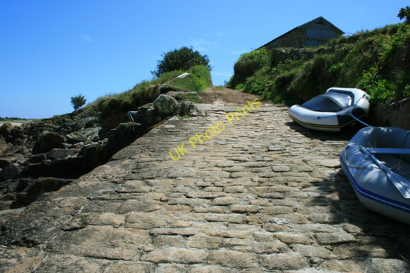 Photo 6"x4" Slipway and Path Hugh Town c2008