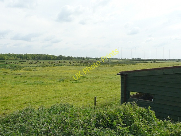 Photo 6"x4" View past the RSPB bird hide at  Campfield Marsh Anthorn c2008
