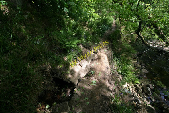 Photo 6"x4" Mill Stream, Newsholme Dean Goose Eye c2008