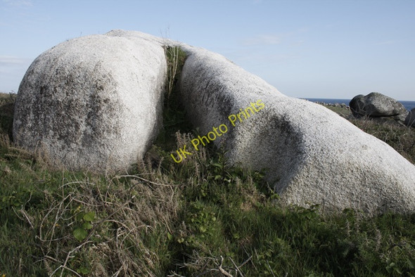 Photo 6"x4" Bare Rock Hugh Town c2008