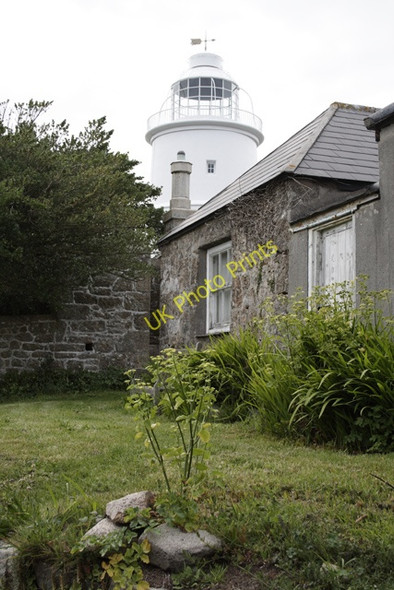 Photo 6"x4" St Agnes Lighthouse and Reading Room Hugh Town c2008