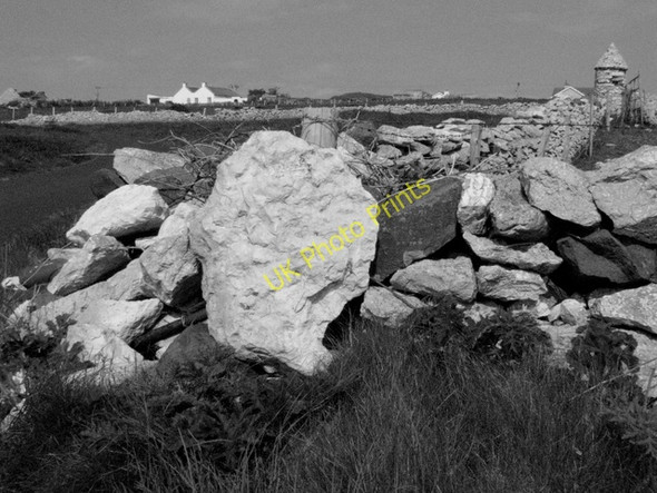 Photo 6"x4" Dry stone wall, Rathlin Island [2] Ballycastle\/D1140 c2008