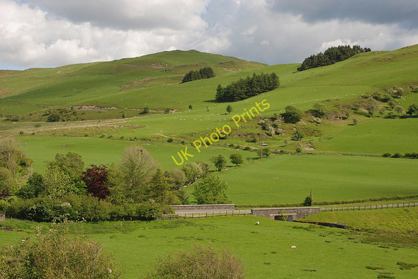 Photo 6"x4" Fields on the north side of Erw Barfau Ysbyty Cynfyn c2007