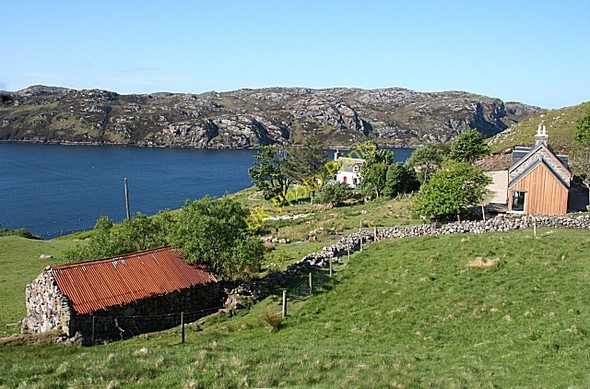 Photo 6"x4" Badcall and Loch Inchard Badcall c2008