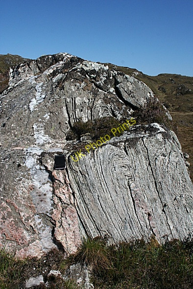 Photo 6"x4" Folded Gneiss Foindle c2008