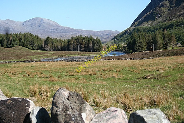 Photo 6"x4" Laxford River Lochstack Lodge c2008