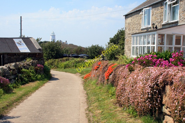 Photo 6"x4" Central St Agnes Hugh Town c2008