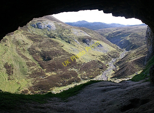 Photo 6"x4" View from a Bone Cave Beinn nan Cnaimhseag c2008