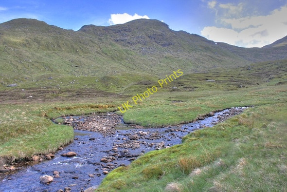 Photo 6"x4" Allt Coire Chaorach Stob Creagach c2008