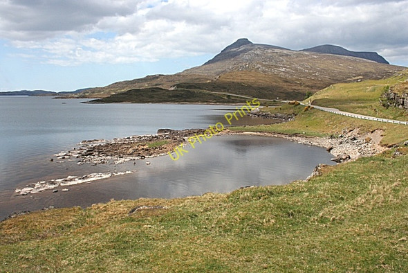 Photo 6"x4" Loch Assynt, Quinag and the A837 Inchnadamph c2008