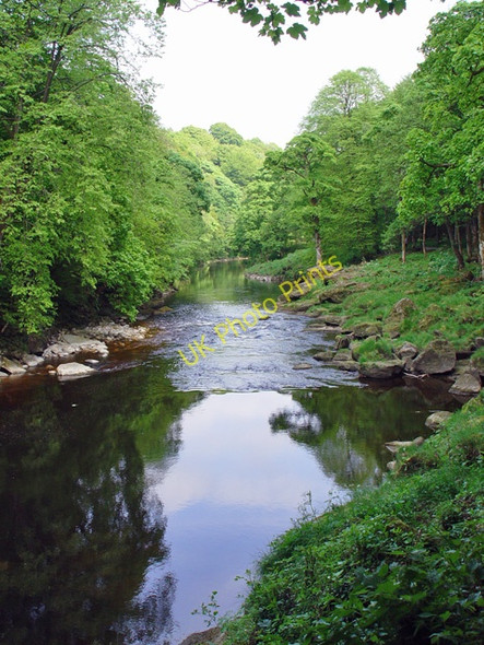 Photo 6"x4" River Wharfe Storiths c2008