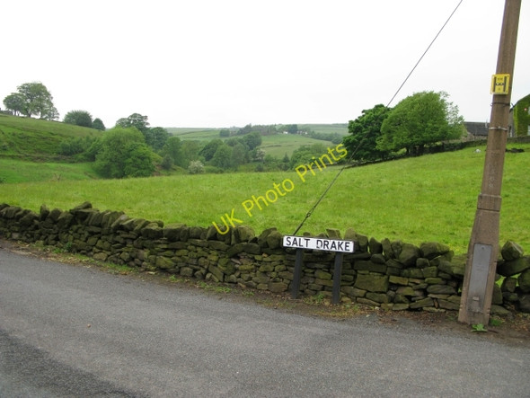 Photo 6"x4" Salt Drake road name Cotton Stones c2008