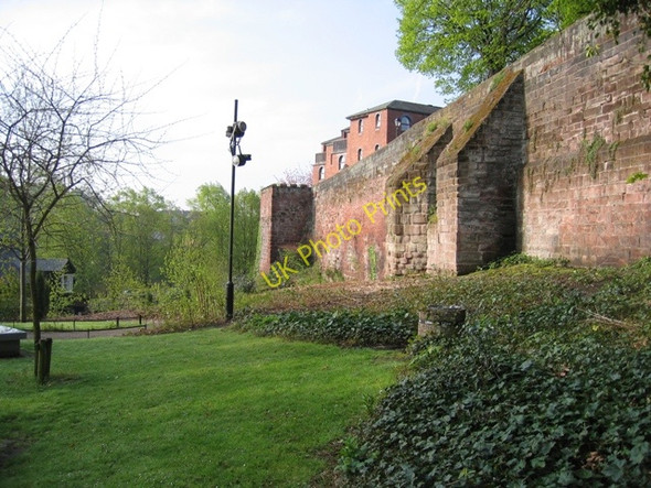 Photo 6"x4" City walls from the Roman Gardens Chester c2008