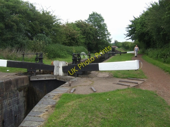 Photo 6"x4" Worcester & Birmingham Canal - Lock 43 Bromsgrove c2008