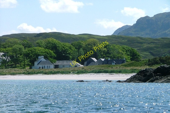 Photo 6"x4" Traigh Gatehouse and Cottage Portnaluchaig c2008