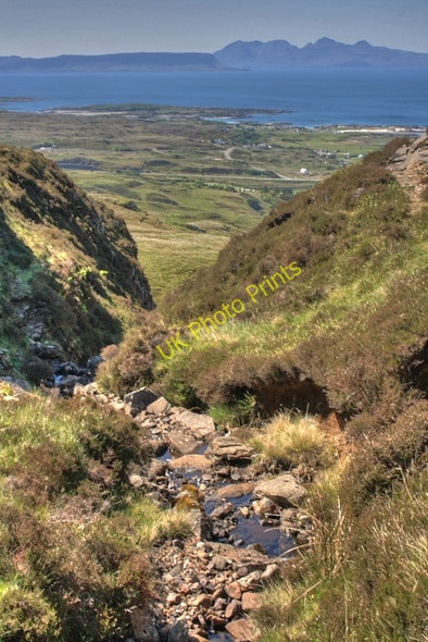 Photo 6"x4" Stream on Sgurr an t-Sasunnaich Kinloid\/Ceann an Leothaid c2008