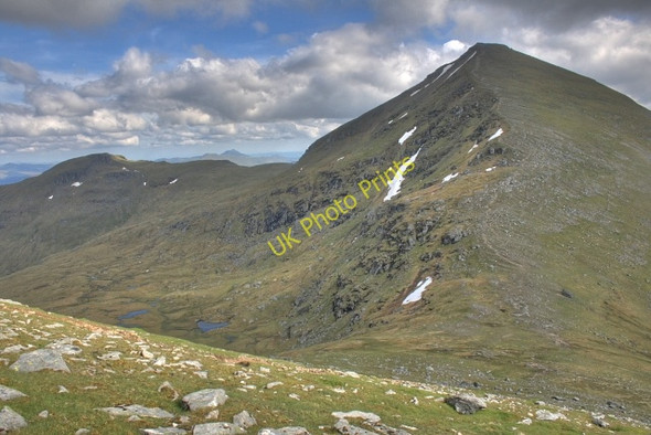 Photo 6"x4" Stob Binnein and Bealach-eadar-dha Beinn Bealach-eadar-dha Bheinn c2008
