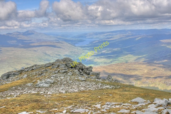 Photo 6"x4" Rocky Knoll, Sr\u00c3\u00b2n nam F\u00c3\u00b2rsairean Ben More\/NN4324 c2008