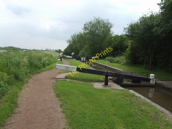 Photo 6"x4" Worcester & Birmingham Canal - Lock 52 Upper Gambolds c2008