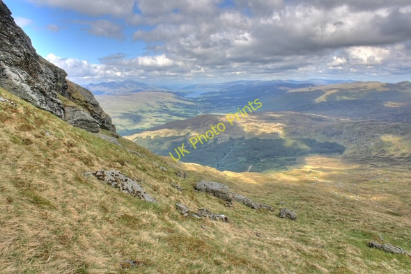 Photo 6"x4" North Side of the Sr\u00c3\u00b2n nam F\u00c3\u00b2rsairean Ben More\/NN4324 c2008