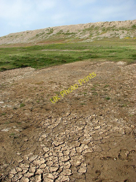 Photo 6"x4" Cracks in drying mud Salthouse\/TG0743 c2008