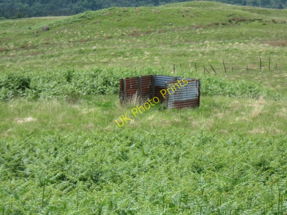 Photo 6"x4" Remains of shed Achaphubuil c2008