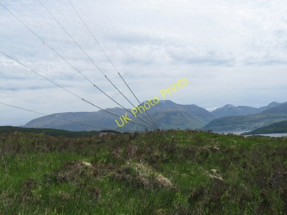 Photo 6"x4" Anchor of (?) telecoms mast, Ben Nevis in background Achaphubuil c2008