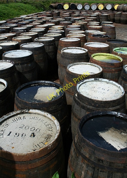 Photo 6"x4" Whisky Barrels - Jura (2) Craigenhouses c2008
