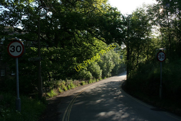 Photo 6"x4" Holme House Lane, Goose Eye Goose Eye c2008
