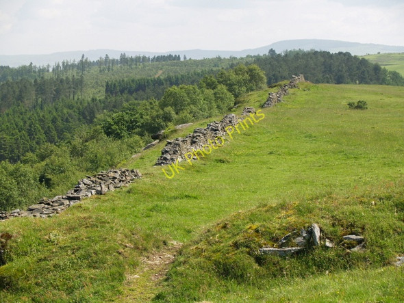 Photo 6"x4" Old wall, Craig-y-perchyll Cefn-y-Garth\/SN7000 c2008