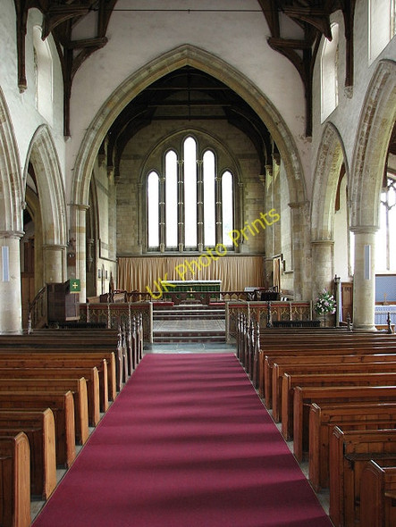 Photo 6"x4" The church of All Saints - view east Thornham\/TF7343 c2008