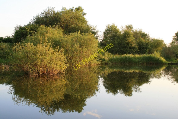 Photo 6"x4" Gravel Pit, Evening Cavendish Bridge c2008
