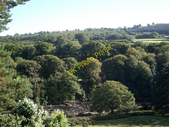 Photo 6"x4" The Usk, below Gliffaes Hotel Llangynidr c2007
