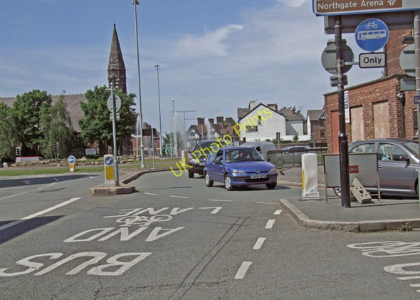 Photo 6"x4" Busy junction Chester c2008