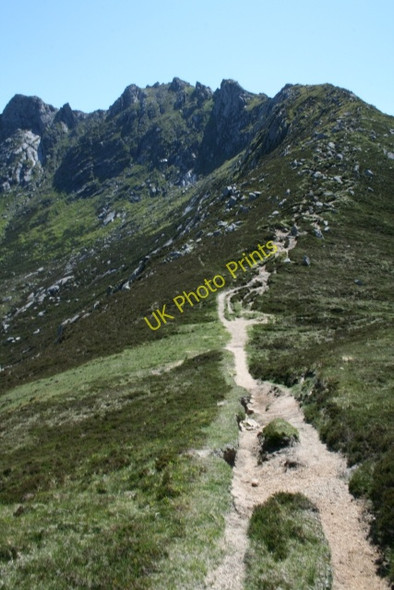 Photo 6"x4" North Goat Fell - Western Ridge Dearg Choirein c2008
