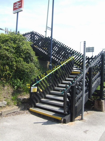 Photo 6"x4" Steps at Hednesford Station Cannock c2008