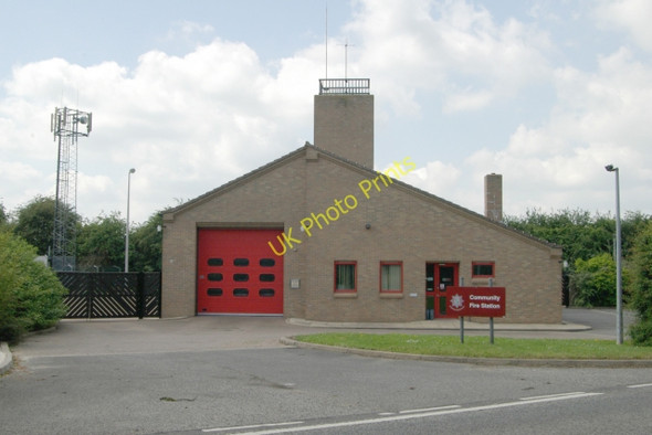 Photo 6"x4" Corby Glen fire station Corby Glen c2008