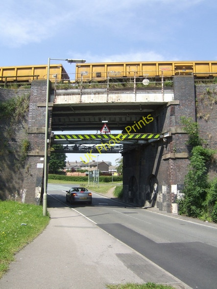 Photo 6"x4" Propped bridge Cannock c2008