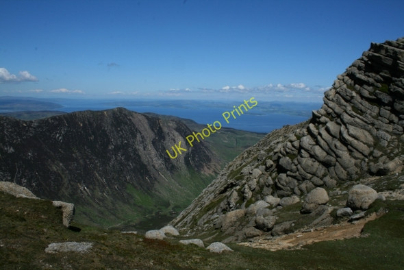 Photo 6"x4" North from the Mullach Buidhe Ridge Corrie\/NS0243 c2008