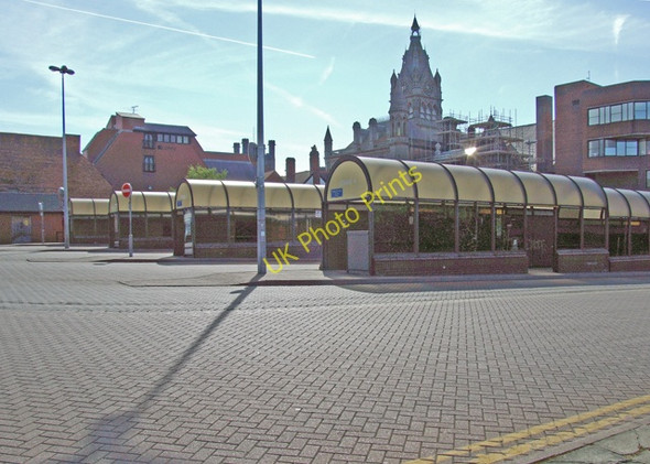 Photo 6"x4" Bus exchange Chester c2008