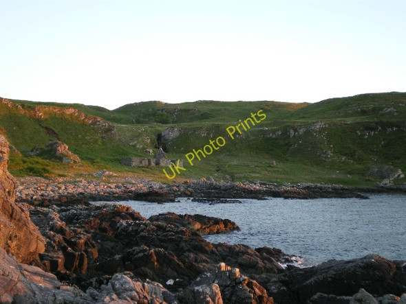 Photo 6"x4" Abandoned croft near Ockle Ockle c2008